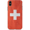 Switzerland Flag Distressed iPhone X Pro Case